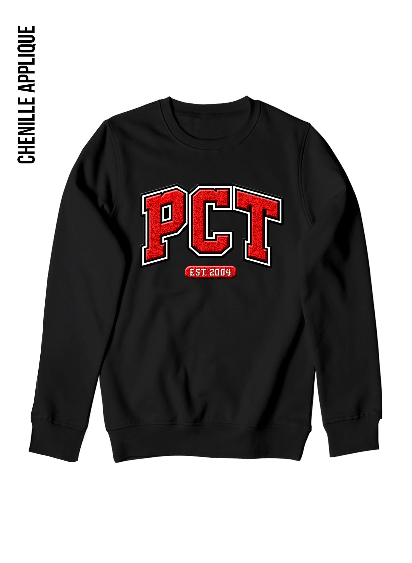 Black Chenille Sweatshirt - Preorder before October 20