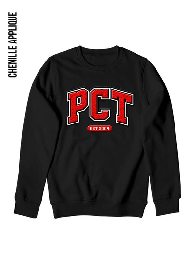 Black Chenille Sweatshirt - Preorder before October 20